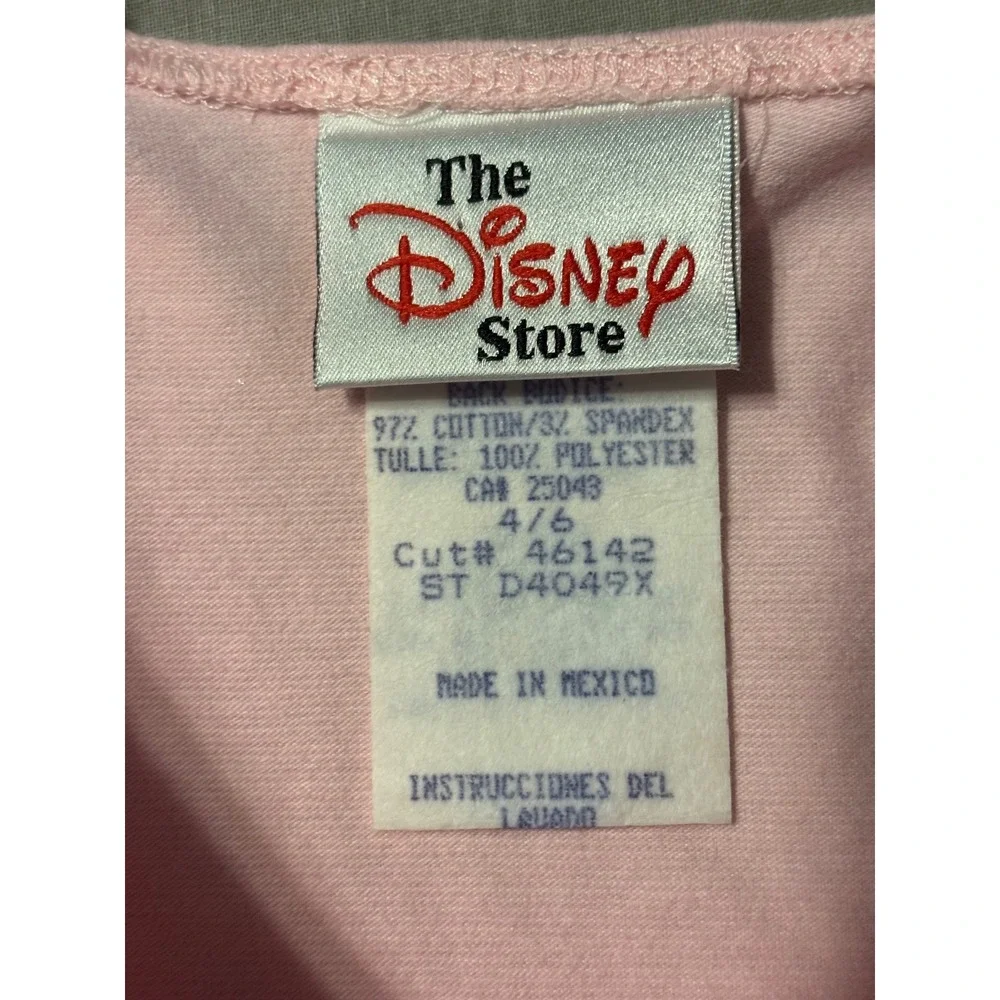 Disney Store Princess Dress Set Kids 4/6 Pink Purple Aurora Ariel Excellent!!